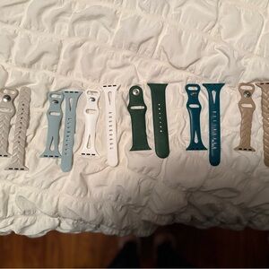 Women’s silicone Apple Watch bands - size 41 mm